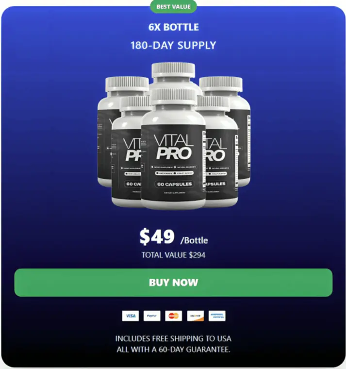 Vital Pro offer price