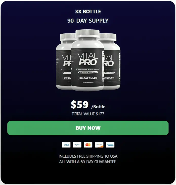 Vital Pro offer price